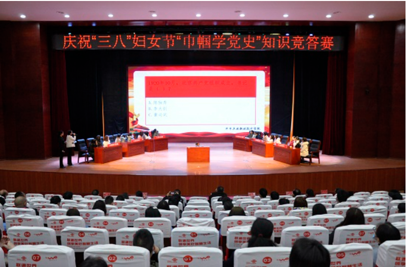 畢節(jié)工業(yè)職業(yè)技術(shù)學院舉行 “巾幗心向黨·奮斗新征程” 黨史知識競賽活動