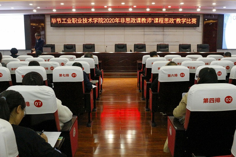 畢節(jié)工業(yè)職業(yè)技術(shù)學(xué)院舉辦2020年非思政課教師 課程思政 教學(xué)比賽