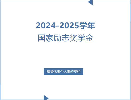 2024-2025學(xué)年國(guó)家勵(lì)志獎(jiǎng)學(xué)金獲獎(jiǎng)代表個(gè)人事跡專欄